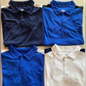 Bundle of 4 Augusta Short Sleeve Polos MD Assorted Colors